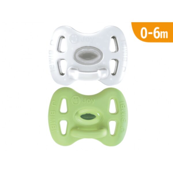 Jbimbi Pack 2Ciucci Tutti Morbidi Joy 0-6 Mesi Trasparente/Pistacchio
