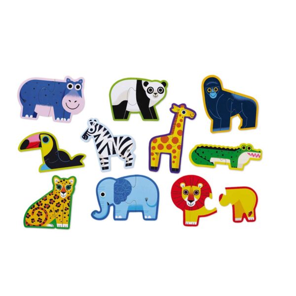 Crocodile Creek Iniziamo Puzzle da 2 pezzi Jungle