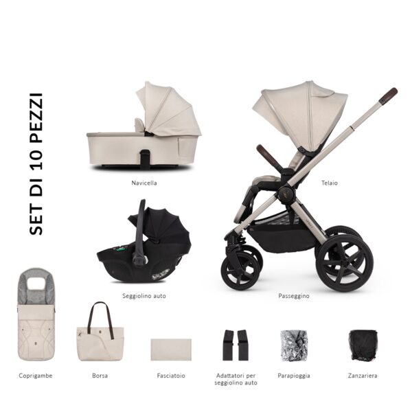 Venicci Trio Upline 2 Stone Beige