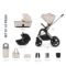 Venicci Trio Upline 2 Stone Beige