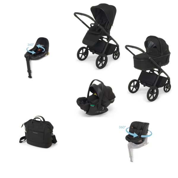 Foppapedretti Promozione Trio Commander Recline Onyx Black