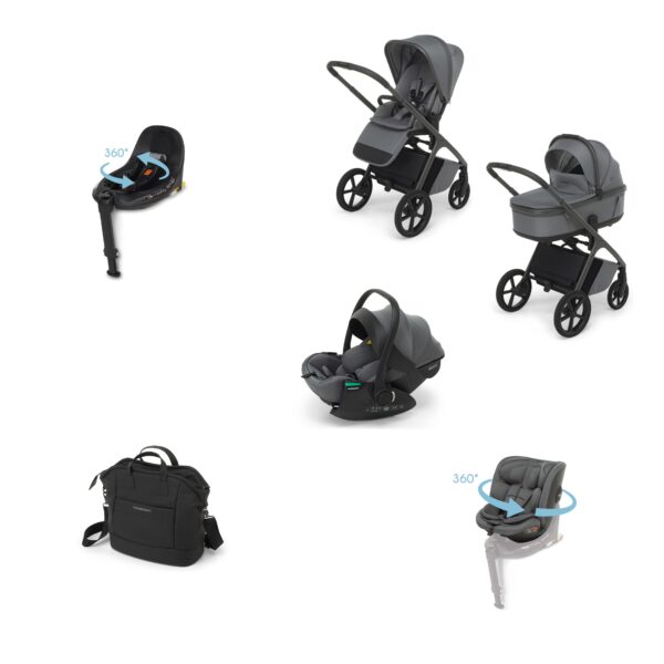Foppapedretti Promozione Trio Commander Recline Steel Grey