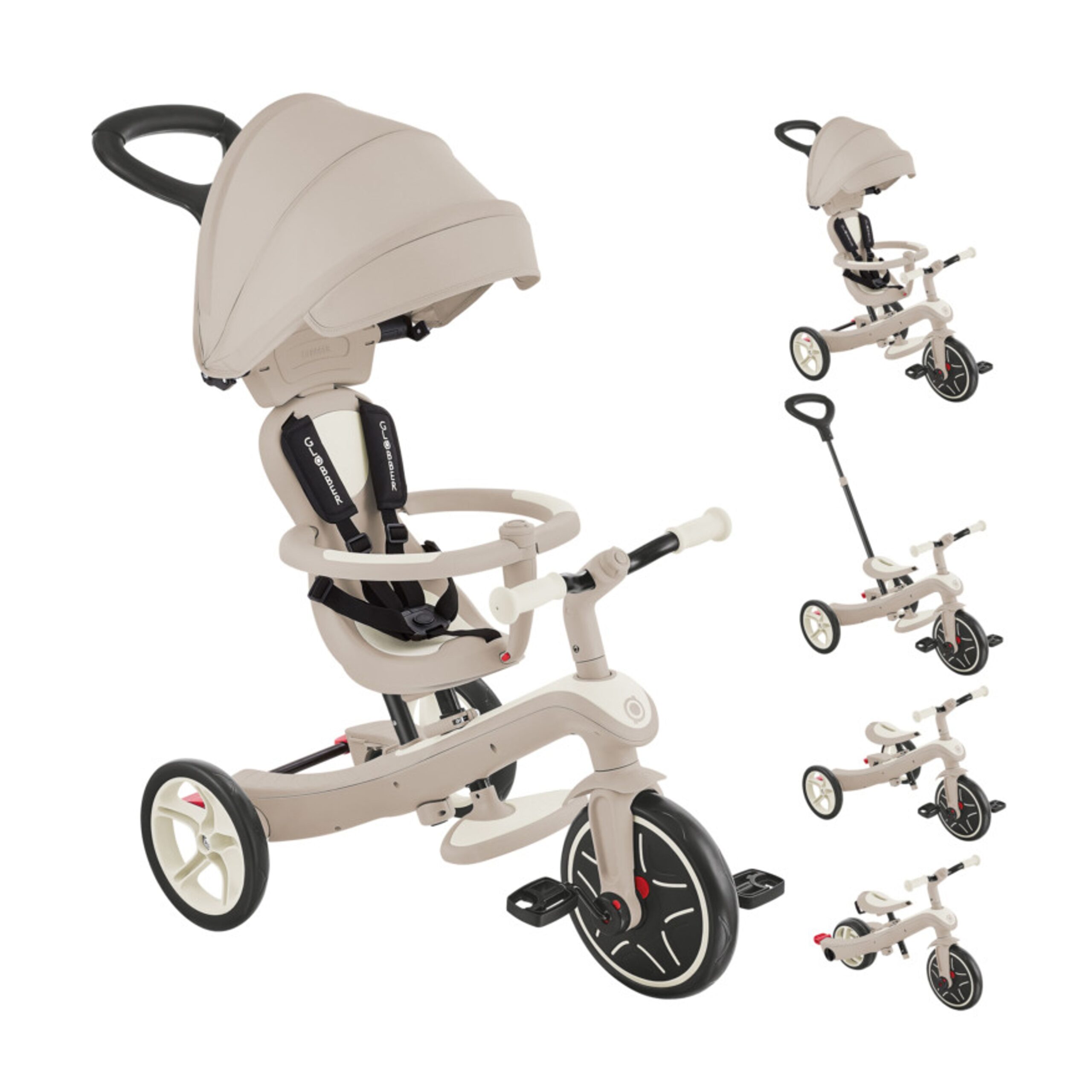EXPLORER TRIKE 4in1 ECOLOGIC coconut Globber Trike Eco Coconut