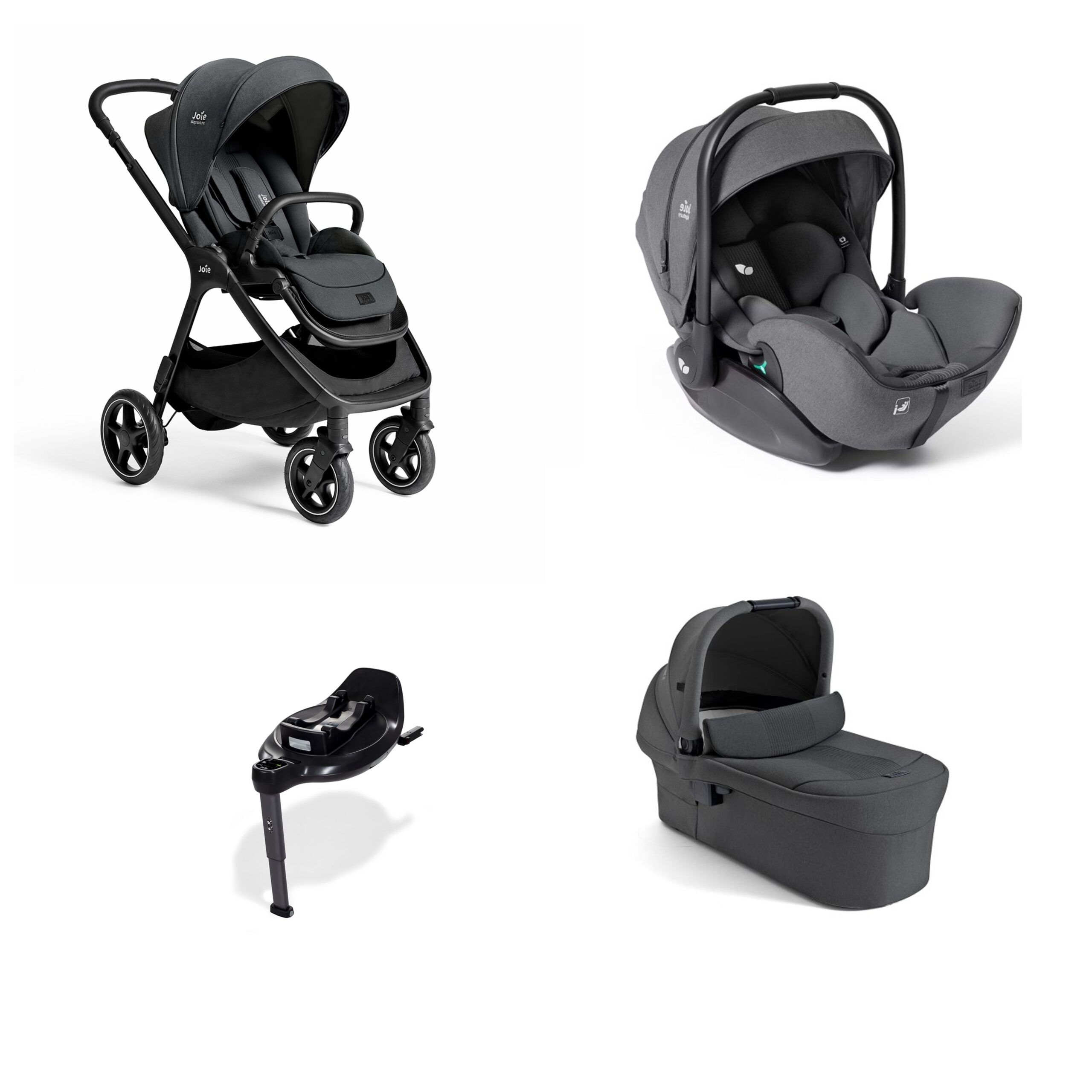 Joie Signature Trio Finiti™ Con Ramble XL e i-Level Pro Ebony Joie Signature Trio Finiti™ Con Ramble XL e i-Level Pro Ebony
