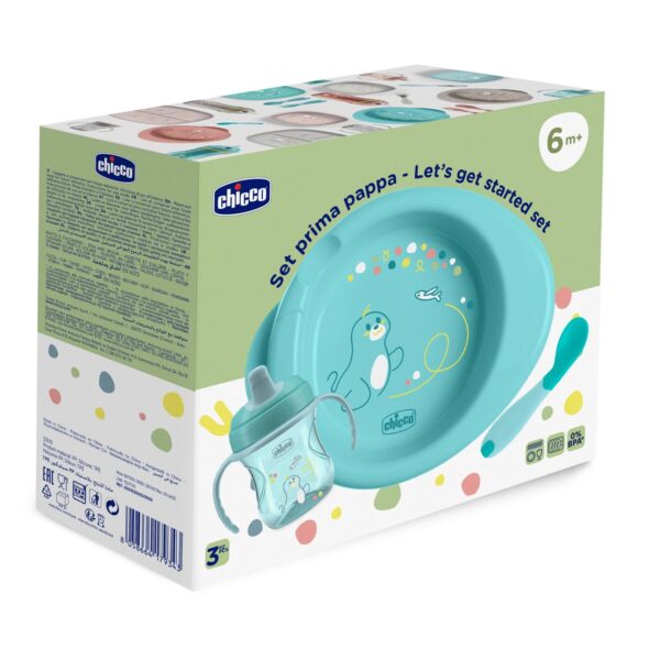 Σετ Ταΐσματος Chicco First 6m+ Μπλε