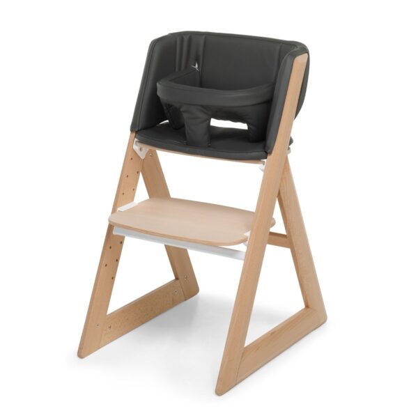 Chaise haute Foppapedretti Style naturel Graphite