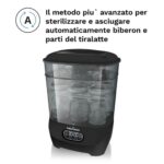 Baby Brezza Sterilizer Dryer Advanced Black