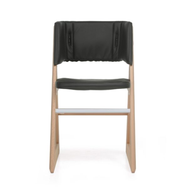 Chaise haute Foppapedretti Style naturel Graphite