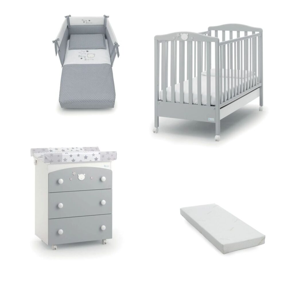 Azzurra Design Cameretta Baby Dream Grigio