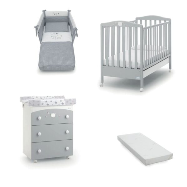 Azzurra Design Cameretta Baby Dream Grigio