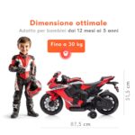 Moto elettrica bambini Honda CBR1000RR 12V