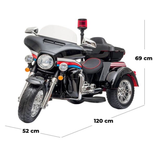 Giaquinto Moto Police Washington Nera