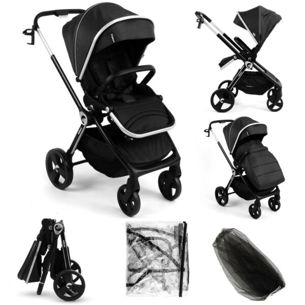 Kidnort Passeggino Reversibile Isbjörn Nero