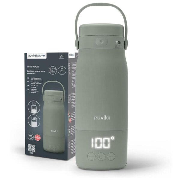 Nuvita Bollitore e Scalda Latte Portatile Hot'n'Go