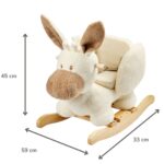 Nattou Dondolo Teddy L'Asinello Ecrù