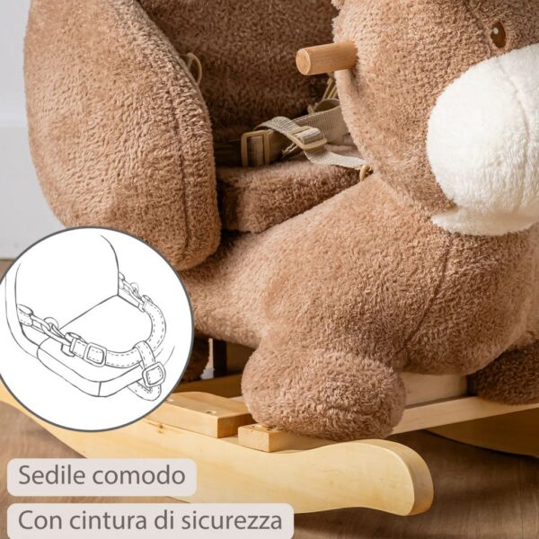 Nattou Dondolo Teddy L'Asinello Beige