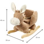 Nattou Dondolo Teddy L'Asinello Beige