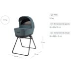 Inglesina Trio Aptica XT con Darwin Infant Recline Evo – Sistema Modulare Completo per Neonati