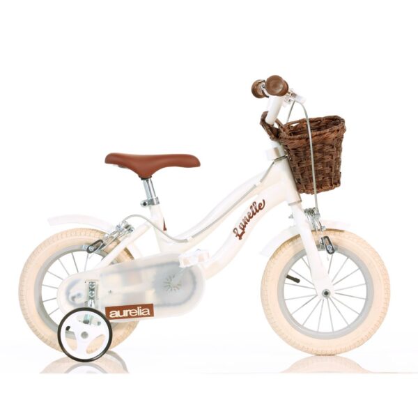 Dino Bikes Bicicletta 12'' Retrò Bianca