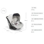Inglesina Darwin Infant i-Size – Seggiolino Auto Sicuro e Ergonomico per Neonati