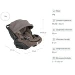 Inglesina Darwin Infant Recline Evo – Seggiolino Auto Reclinabile i-Size per Neonati
