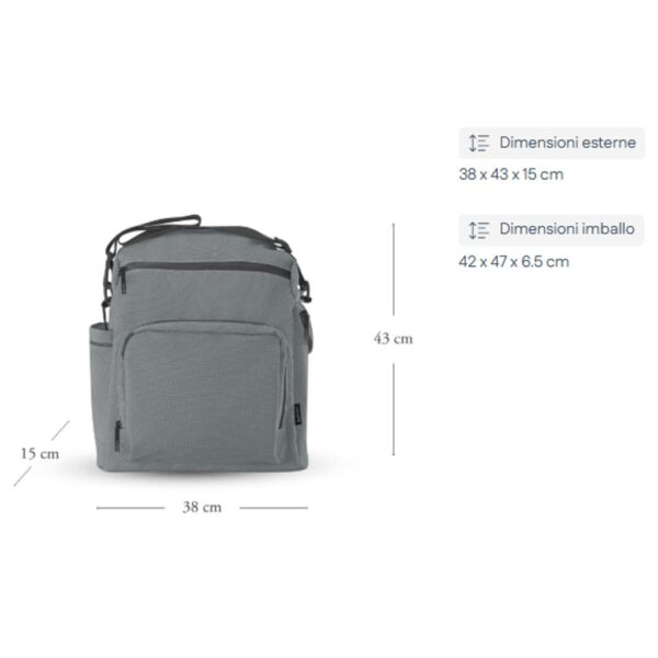 Inglesina Adventure Bag – Zaino Fasciatoio Moderno per Neonati