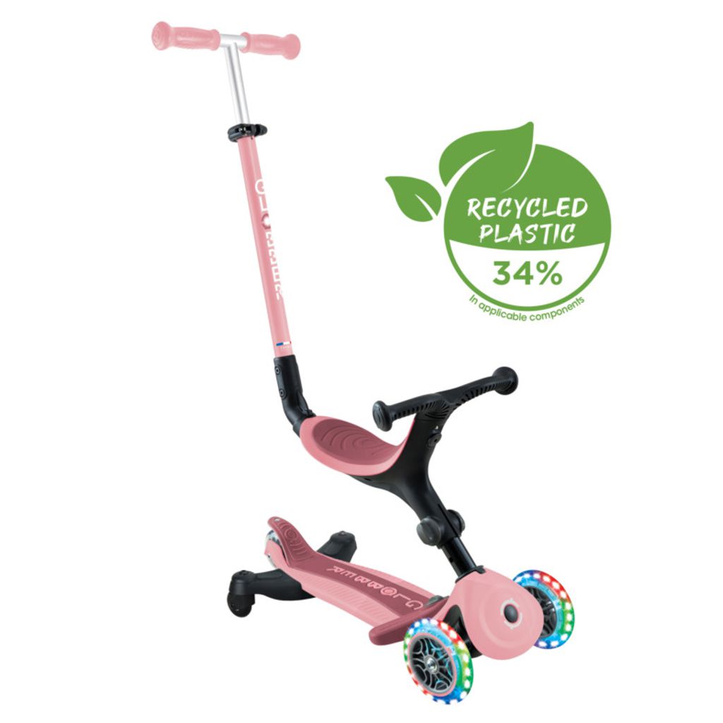 Globber - Go-Up Active Lights 360° - rosa 20 Globber GoUp Active Lights 360° Deep Pastel Pink