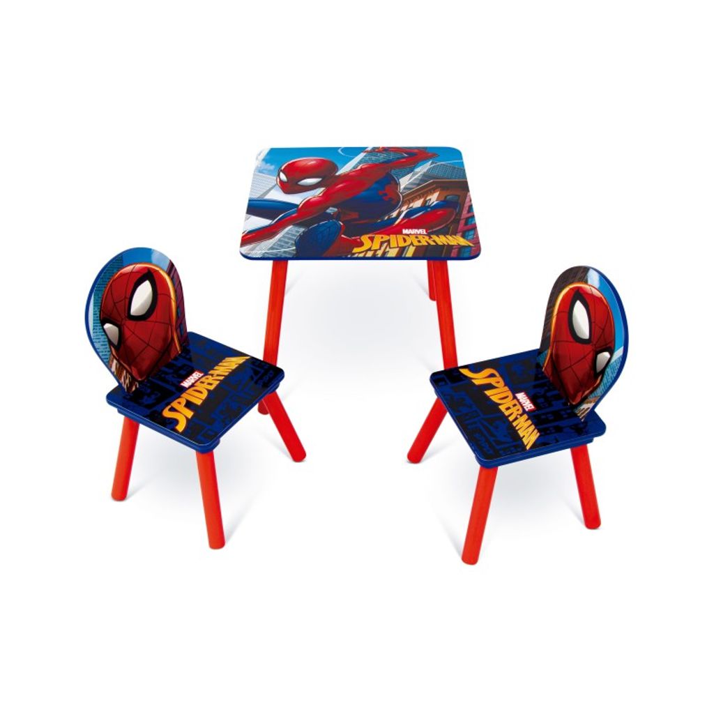 tavolo e sedie spiderman Tavolo e 2 Sedie Spider-Man Marvel